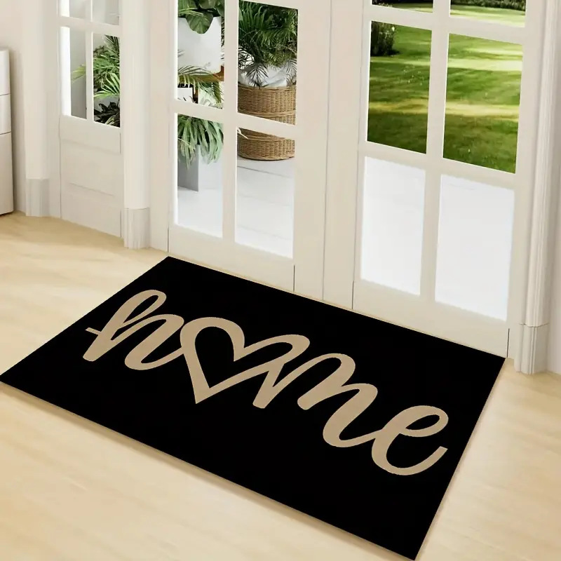 Non-slip Decorative Bathroom Floor Mat Printed American Style_voghion.com