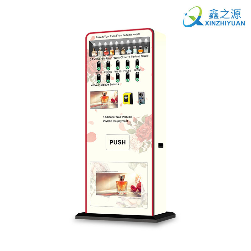 Máquina expendedora de autoservicio de belleza de perfume Máquina expendedora vertical de aromaterapia inteligente pequeña no tripulada de escritorio las 24 horas
