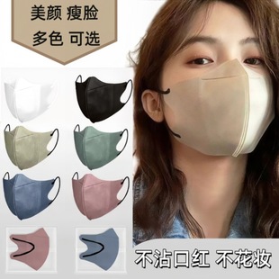 Adult Mask 3D Stereo Summer Pigment Fashion Simple Morandi Independent Packaging Cheap Factory Wholesale