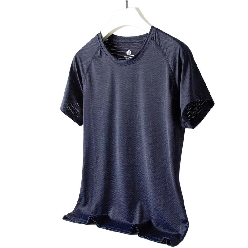 Camiseta de secado rápido al aire libre sensación de hielo de verano de mujeres yoga elástico sudor de manga corta ropa de secado rápido camiseta de carreras