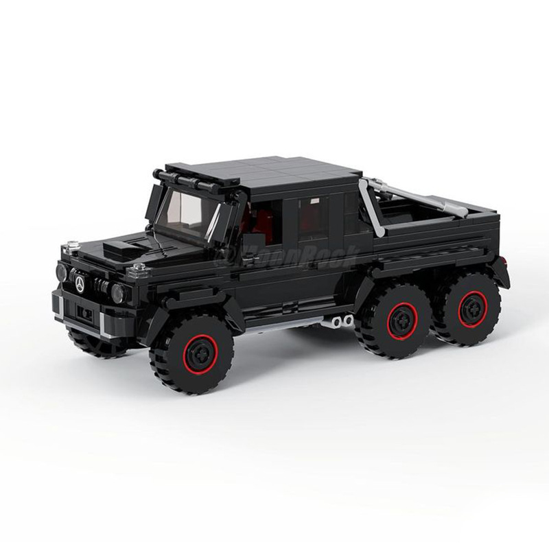 MOC building blocks compatible with Lego 129383 Mercedes-Benz G63 AMG 6x6 off-road hard model assembled suit