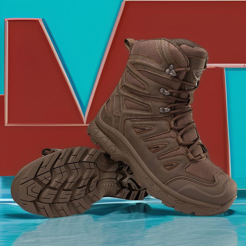 2025 botas militares transfronterizas para hombre, impermeables, antideslizantes, senderismo, transpirables, fuerzas especiales, tácticas de combate, botas para hombre, suela blanda, ligero