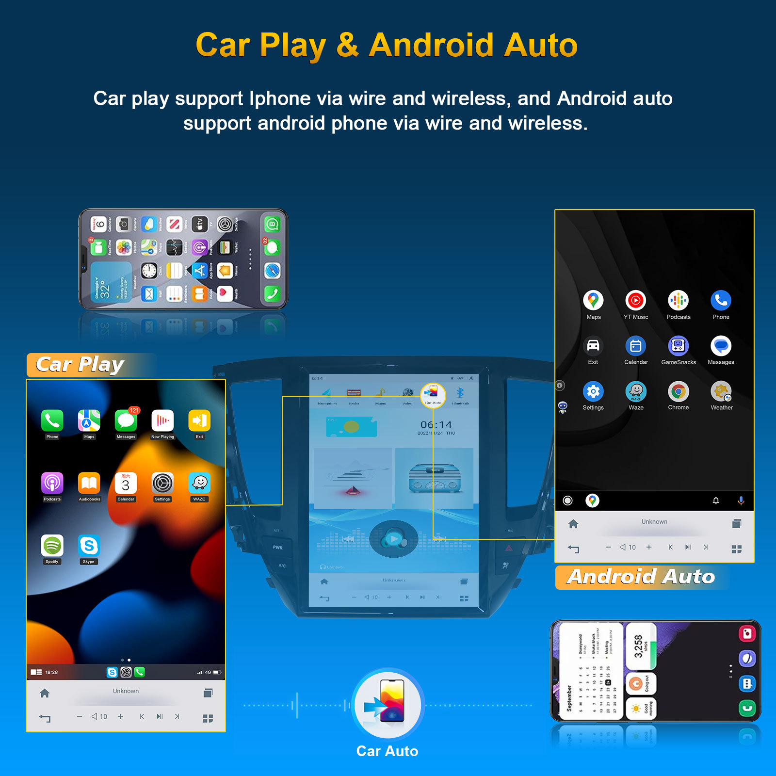 For Mitsubishi Pajero 2020 12.1" Vertical Screen Car Android Navigation