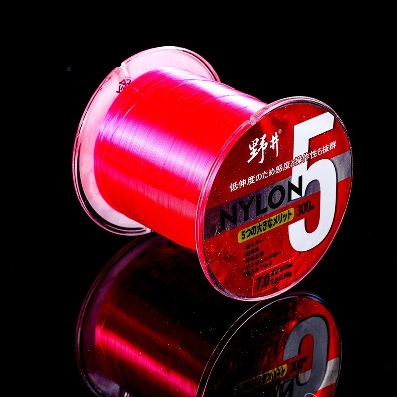 Ventas de fábrica pozo salvaje 300 m línea principal de sublínea transparente línea de nylon de seda cruda japonesa línea de lanzamiento de polos marinos al por mayor