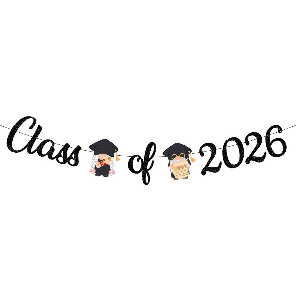 Tema enano transfronterizo temporada de graduación decoración del partido tire bandera pastel tarjeta inserción graduación escena diseño tire flor plug-in