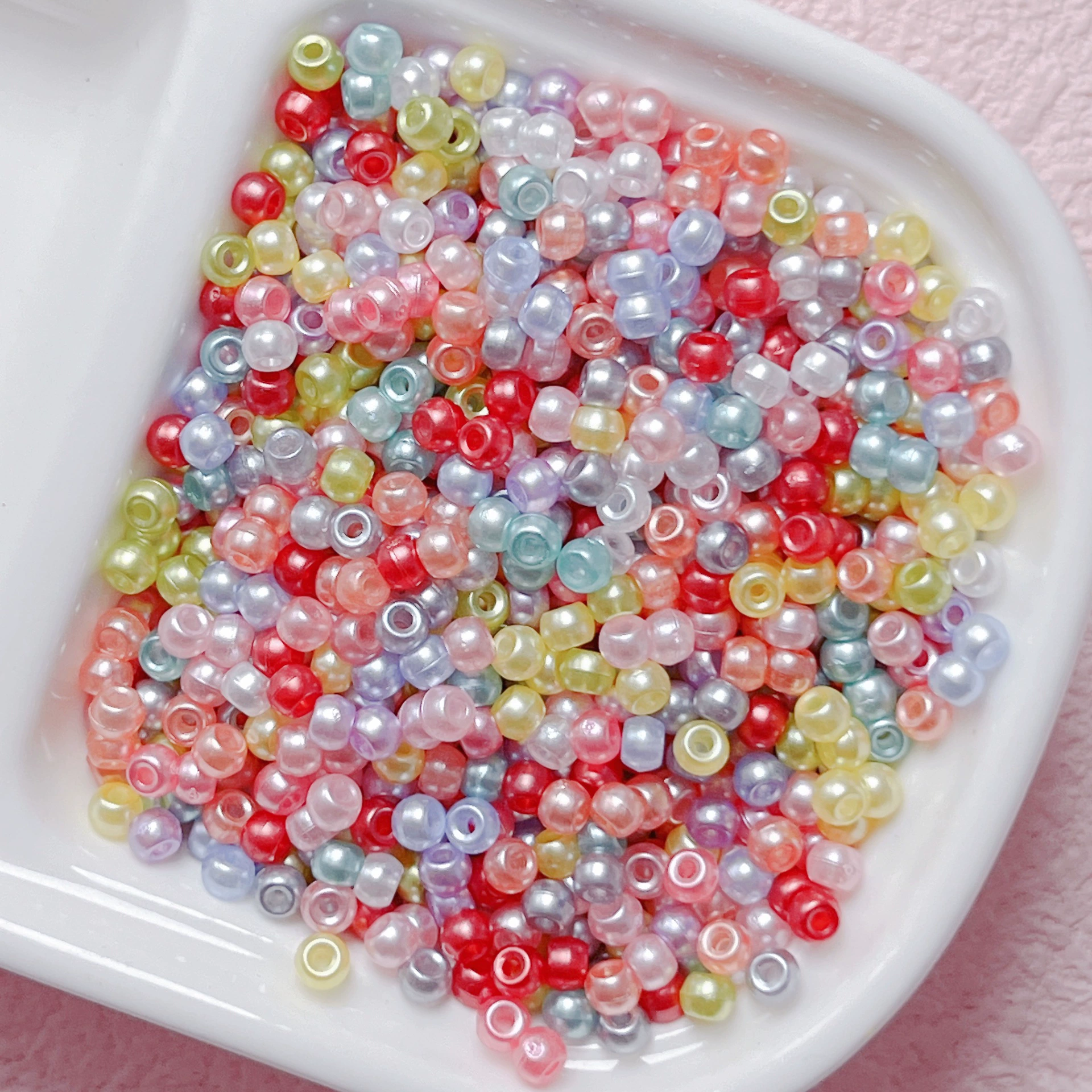 Acrylic quality round beads, mobile phone, chain, beaded bracelet, accessories, wide color palette