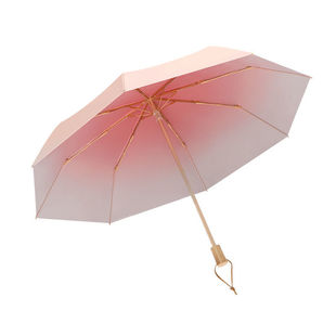 Double-Layer Sun Protection Umbrella 70% off Umbrella Eight-Bone Umbrella Two-Layer Gradient Vinyl Anti-Uv Women's Sunny Umbrella Cross-Border