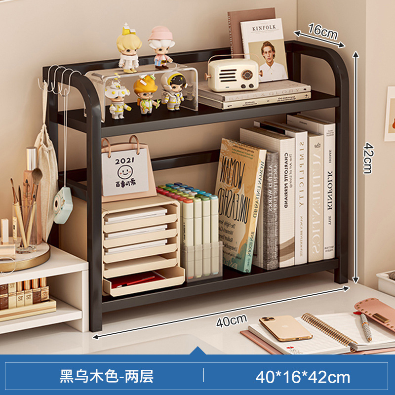 Estantería Escritorio Escritorio Escritorio Estante de almacenamiento Escritorio Oficina Dormitorio de estudiantes Libros Cosméticos Estante de acabado de hierro