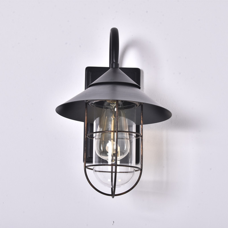 Lámpara de pared de inducción de cuerpo humano americano retro balcón pasillo al aire libre lámpara de pared lámpara de inducción iluminación al aire libre lámparas de interior