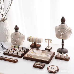 Factory Wholesale Jewelry Jade Display Props Necklace Display Stand Bracelet Display Stand Earring Stand Jewelry Display Stand