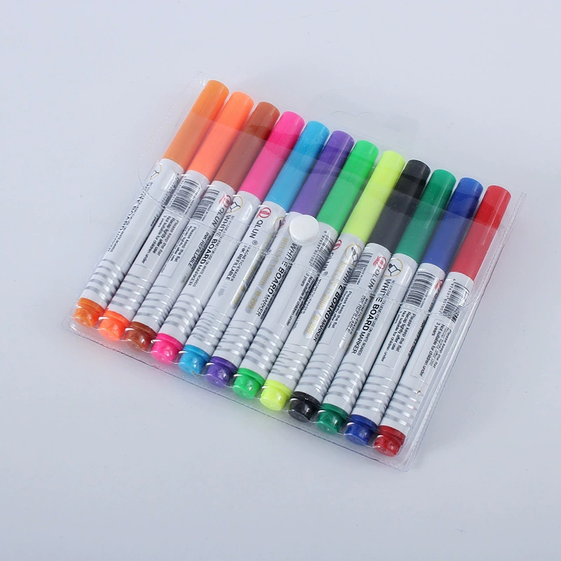 Fluorescence multicoloured creative stationery for elementary school students, marker, set