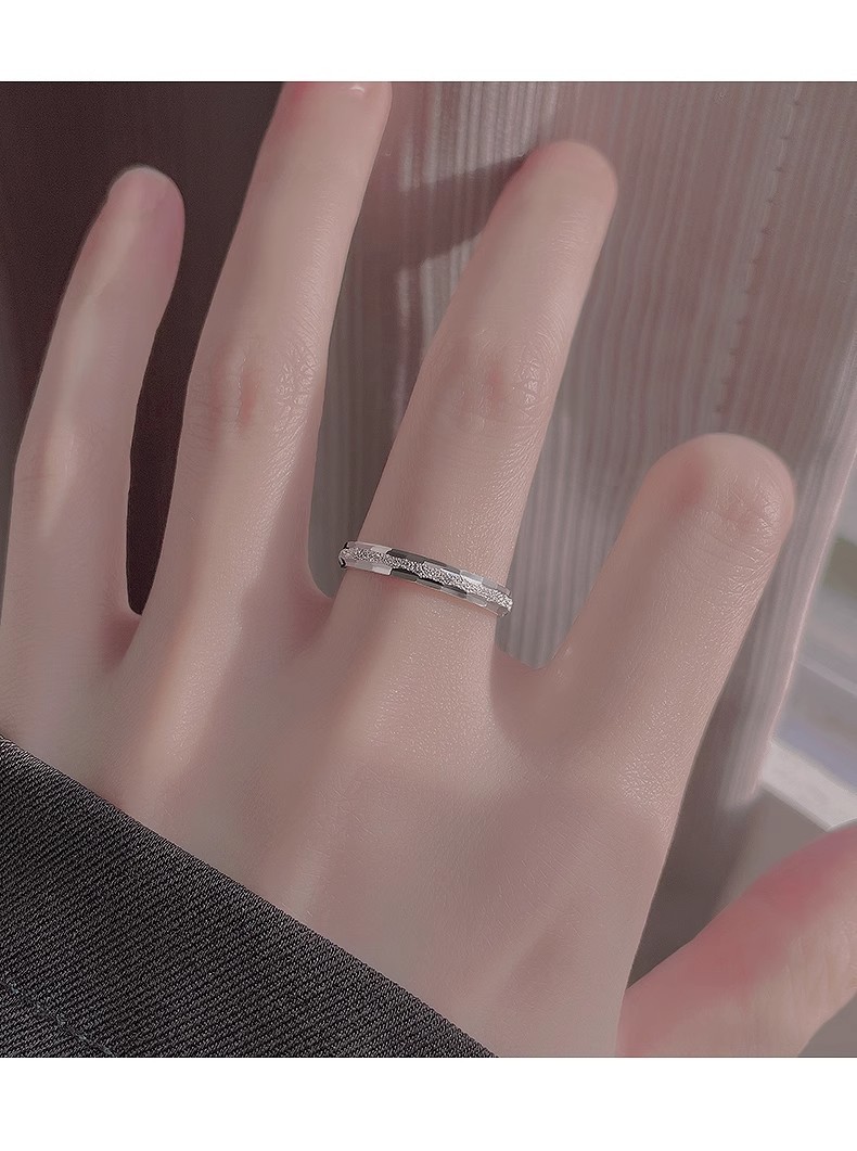 Stjernehimmel ring til kvinder niche design åben ring sølv_voghion.com