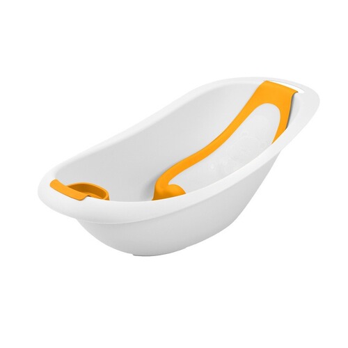 Tenbabe Baby Bath Tub Set, 7-piece Baby Bath Tub with Reclining Stand