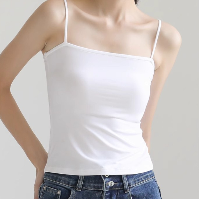Modal Camisole Women's Summer Solid Color Base Shirt Vest for Inner Wear and Outer Wear Slimming Camisole Top for Women