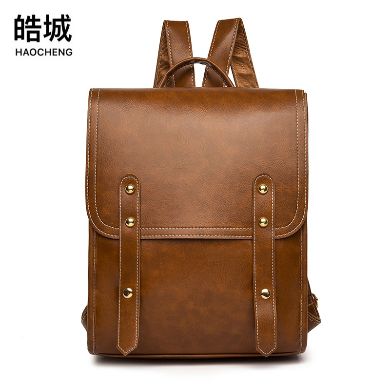 Mochila retro de comercio exterior para mujer 2022 nueva versión coreana de la mochila de computadora de gran capacidad para estudiantes de secundaria mochila escolar al por mayor