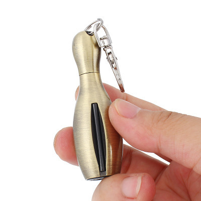 HY633 bowling oil machine blister match outdoor waterproof metal personalized lighter manufacturer wholesale