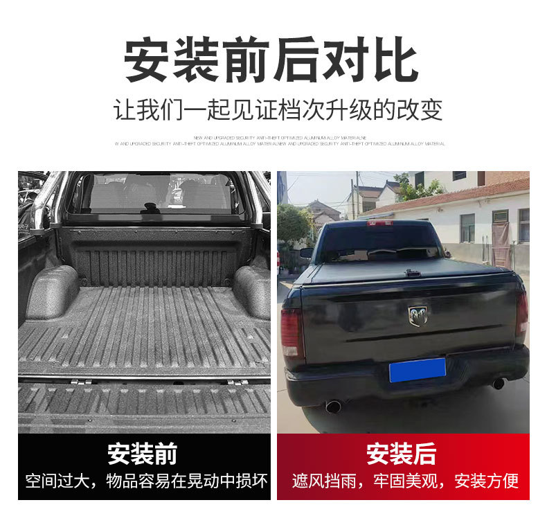 Роллета T-WIND для Dodge Ram 1500 (5.7фт) с кодовым замком