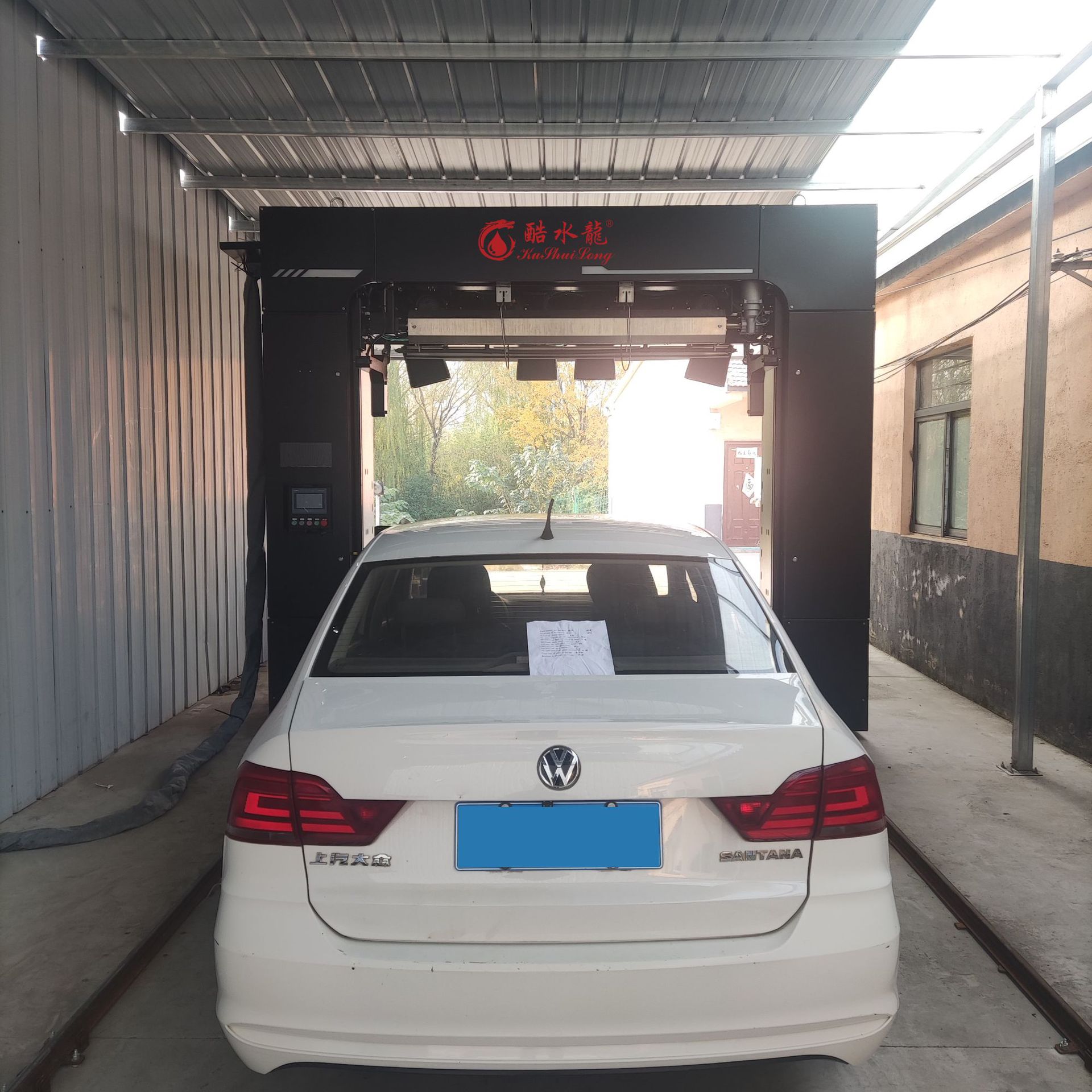Cross-Border Self-Service Car Wash Equipment Complete Set with Brush, High-Pressure Cleaning, Fully Automatic, Intelligent, Unattended Car Wash Machine