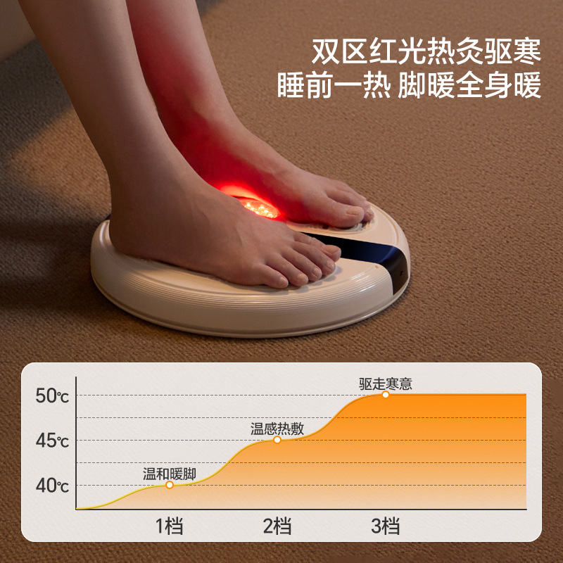 外贸B2B  EMS运动美腿机家用健身神器发热足部按摩器红光足疗美腿塑形仪器 跨境卖家货源