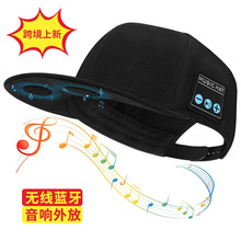 厂家直销跨境无线音响帽子蓝牙5.4双喇叭户外运动外放音乐鸭舌帽