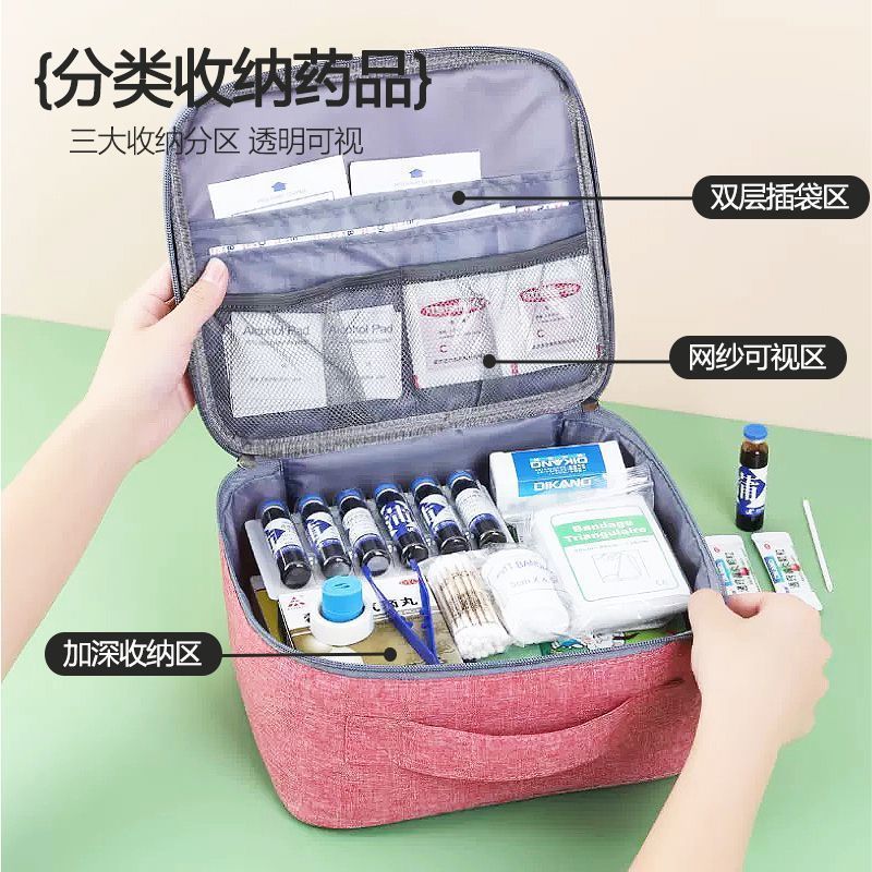 便携旅行药品收纳包小学生急救医药包防疫包医疗包应急儿童健康包|undefined