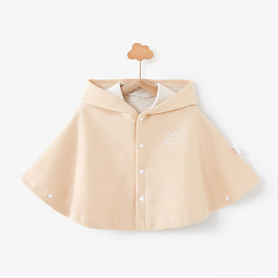 Baby's Cape Out Spring and Autumn Winter Coat Windproof Hooded Warm Shawl Baby's Cushion
