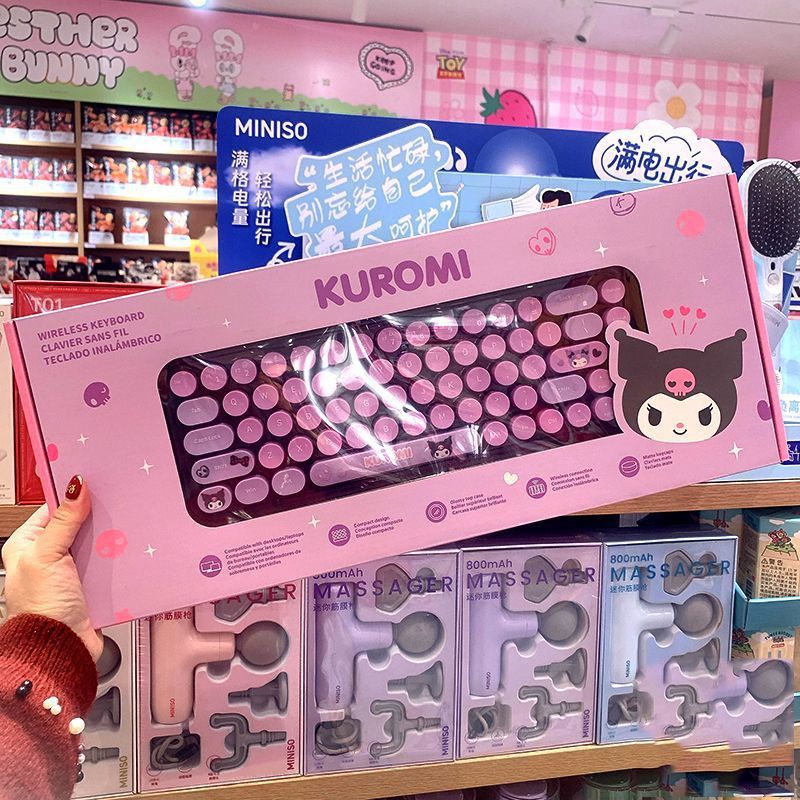 Sanrio Melody Jade Gui perro computadora portátil de escritorio Sanrio teclado inalámbrico gran promoción al por mayor envío gratuito