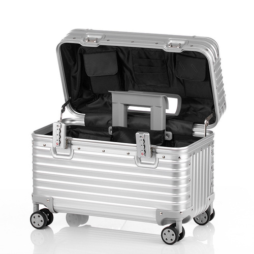 All-aluminum magnesium alloy captain's suitcase, men's suitcase, women's suitcase, photography trolley case, camera case, boarding case, cosmetic case