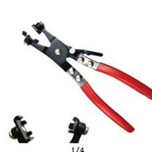 Automobile water pipe clamp clamp straight throat type pipe bundle clamp bendable band clamp clamp clamp clamping pliers