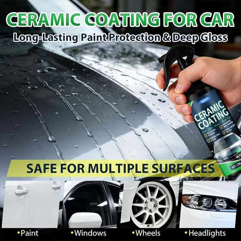 Kineshinex Automotive Ceramic Coating Crystal Spray Hydrophobic Cleaning Formula Is Easy to Wipe Off and Maintain Kineshinex Automotive Ceramic Coating Crystal Spray Hydrophobic Cleaning Formula Is Easy to Wipe Off and Maintain