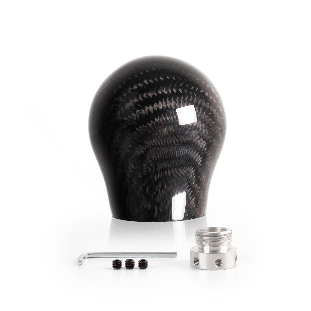 Car Modification Accessories Carbon Fiber Gear Shift Head Automatic Gear Shift Handle