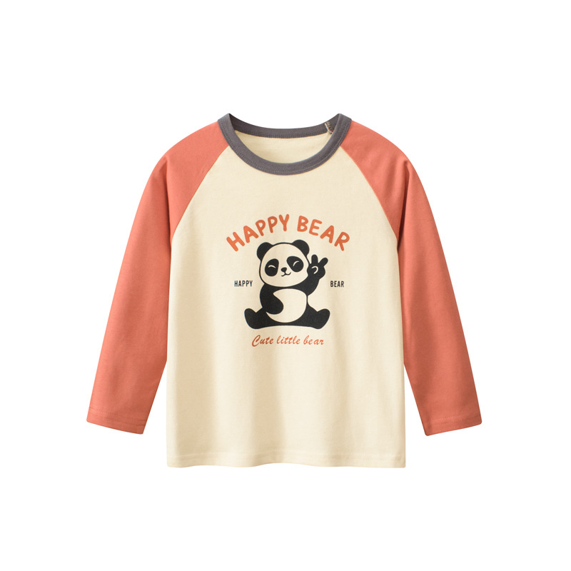 27kids trendy brand children's clothing autumn new children's long-sleeved T-shirt trendy baby clothes wholesale live source
