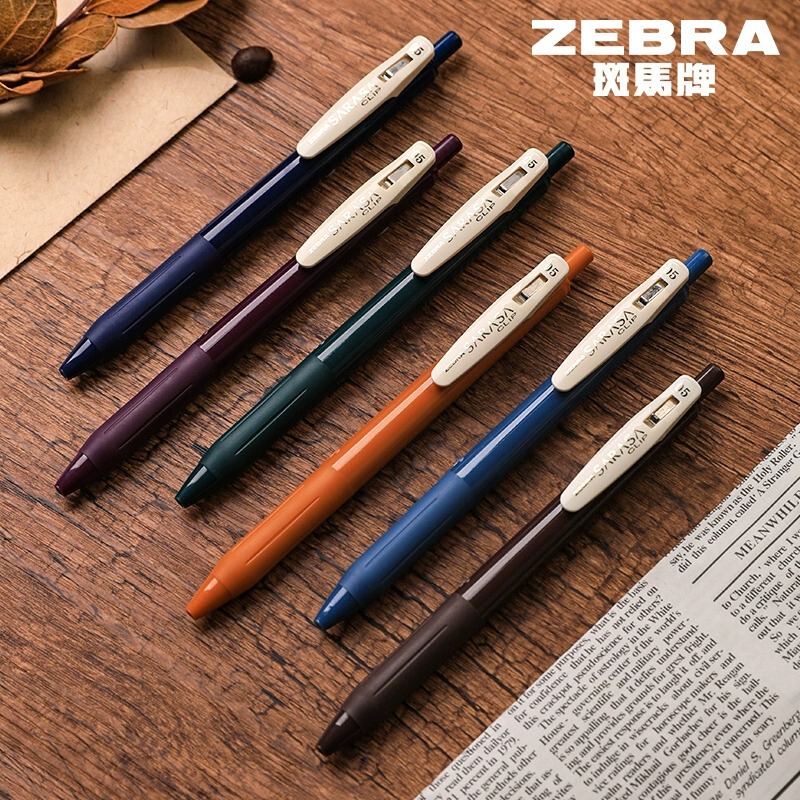 日本 ZEBRA ゼブラ JJ15 レトロペン日本 SARASA プレスカラーゲルペン書き込みマルチカラー水ペン|undefined