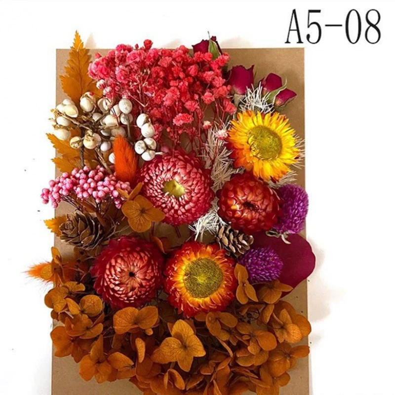 Materials set, postcard flower-shaped, handmade, bouquet, wholesale