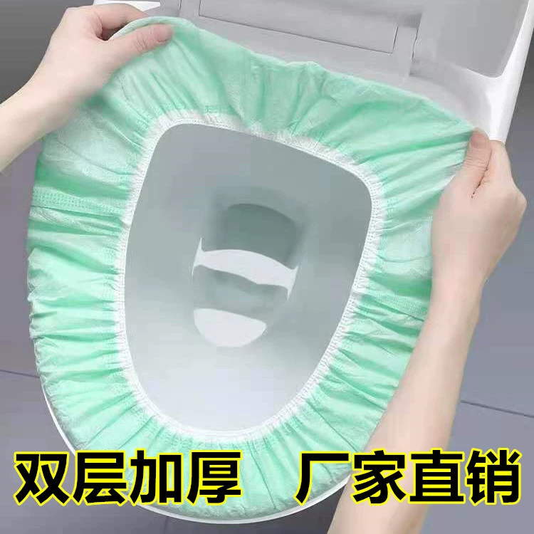 Одноразовый коврик для унитаза двухслойная утолщенная Нетканая Подушка ТУРИЗМ отель Универсальный Полный охват водонепроницаемый производители оптом
