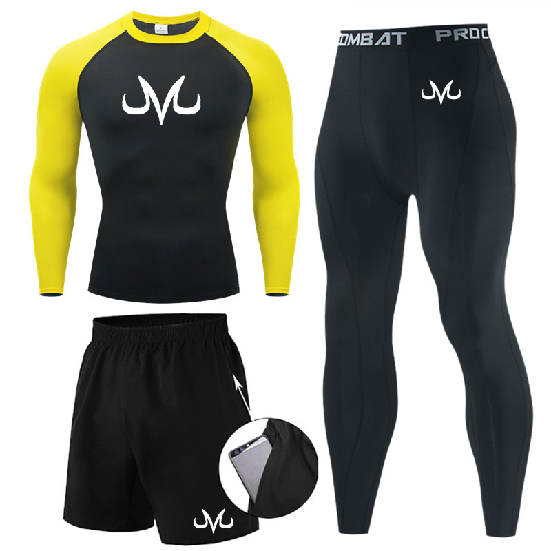 Women's Clothing Men's Animation Sportswear Set Tights Fitness Shorts Base Layer Quick Drying Running Track And Field Training High Elasticity_ecoleips.com
