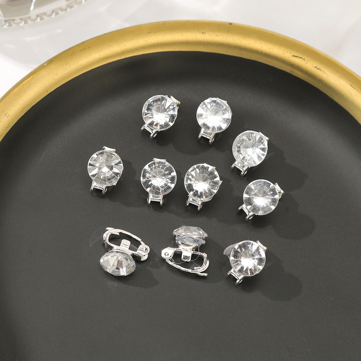 Shiny Women's Geometric Rhinestone Hair Clip display picture 3