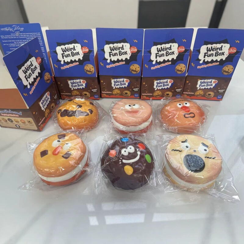 Wholesale of quirky cookie blind boxes, stress-relieving squish toys, slow-rebound toys, and funny venting toys for the office Wholesale of quirky cookie blind boxes, stress-relieving squish toys, slow-rebound toys, and funny venting toys for the office