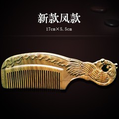 緑白檀彫刻木製コーム、黒金白檀彫刻コーム、緑白檀コーム、白檀ギフトボックス、彫刻白檀ヘアコーム