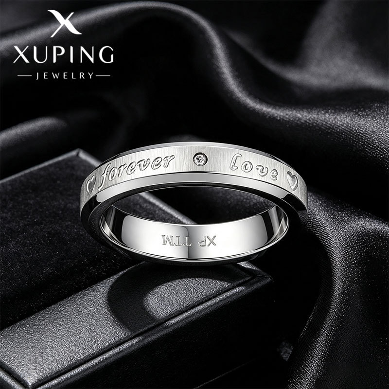 Xuping lujoso diseño ligero anillo de diamante de aleación de apertura de alta calidad anillo de moda personalidad anillo de novia