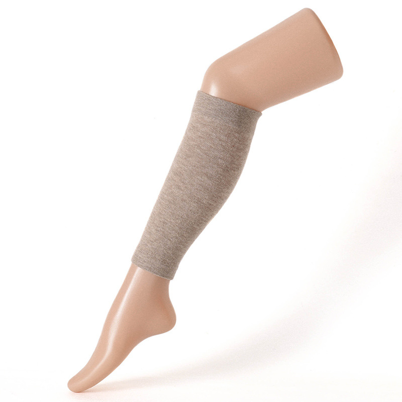 Cashmere Knitted Warm and Cold-Proof Leg Warmers for Men and Women, Extended Knee Pads, Autumn and Winter Knee and Calf Warmers