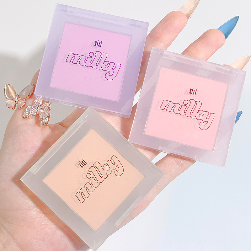 xixi Milk Galaxy Soft Mist Blush Novice Small Portable Natural Naked Makeup Gills Purple Matte Bean Sands Milk Tea Gills Blue xixi Milk Galaxy Soft Mist Blush Novice Small Portable Natural Naked Makeup Gills Purple Matte Bean Sands Milk Tea Gills Blue