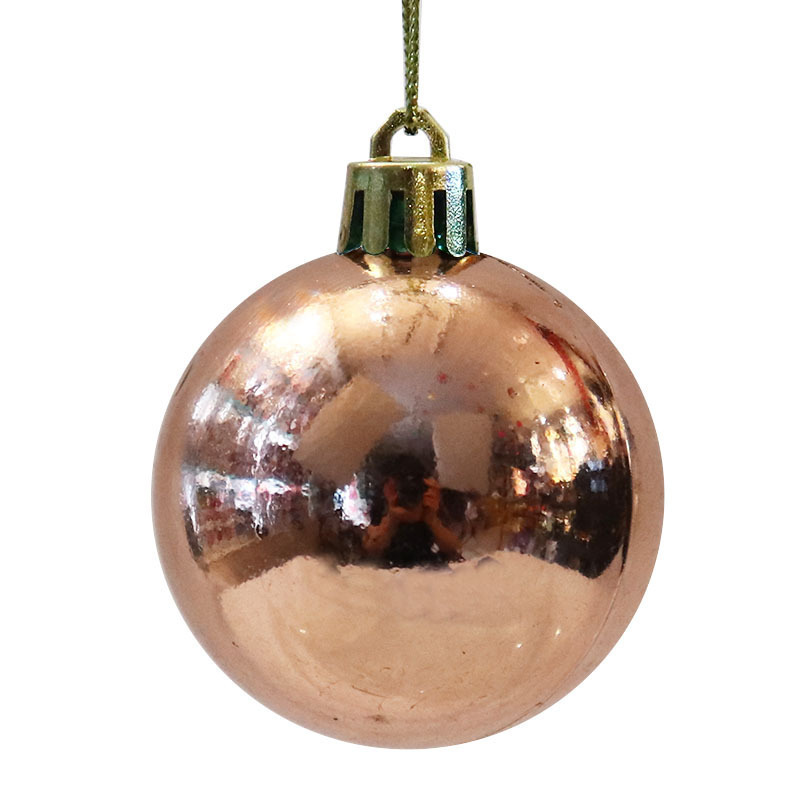 Venta al por mayor BOLA DE Navidad a granel pequeña bola ventana decoración de la boda galvanoplastia de plástico bola decorativa de Navidad 1,8-10cm