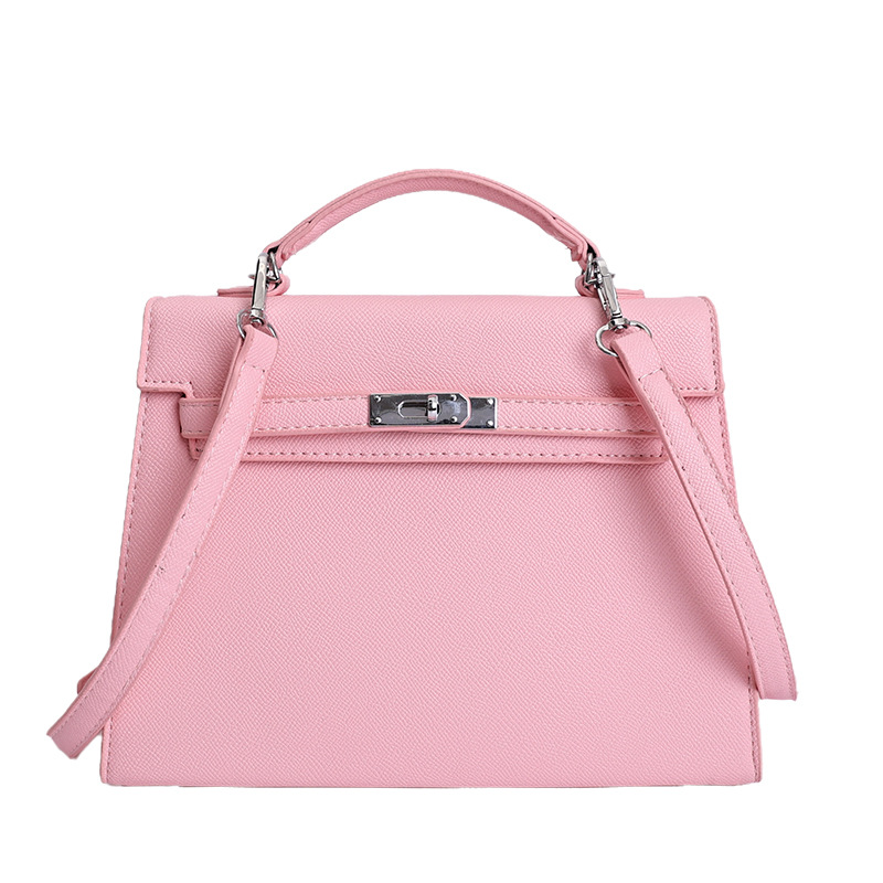 Botón de plata estampado de palma portátil Kelly bolso pequeño para mujeres 2026 ventas transfronterizas calientes nuevo lujo ligero de alta sensación mochila
