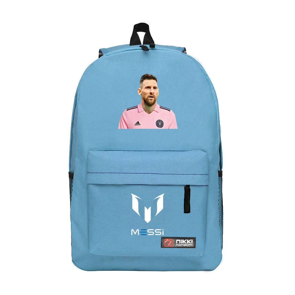 Новые летние красочные школьные рюкзаки MESSI для учеников начальной и средней школы