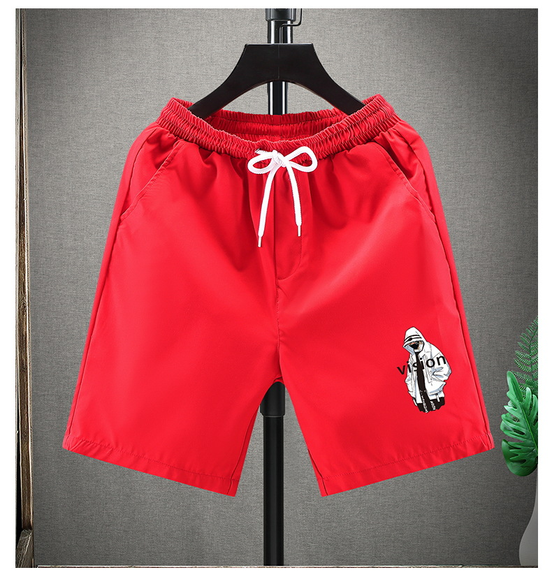 Moške poletne kratke hlače, ohlapne, za prosti čas, 5/4 hlače, poletne, tanke, velike športne hlače za plažo, moška poletna vrhnja oblačila, modna znamka ins_voghion.com