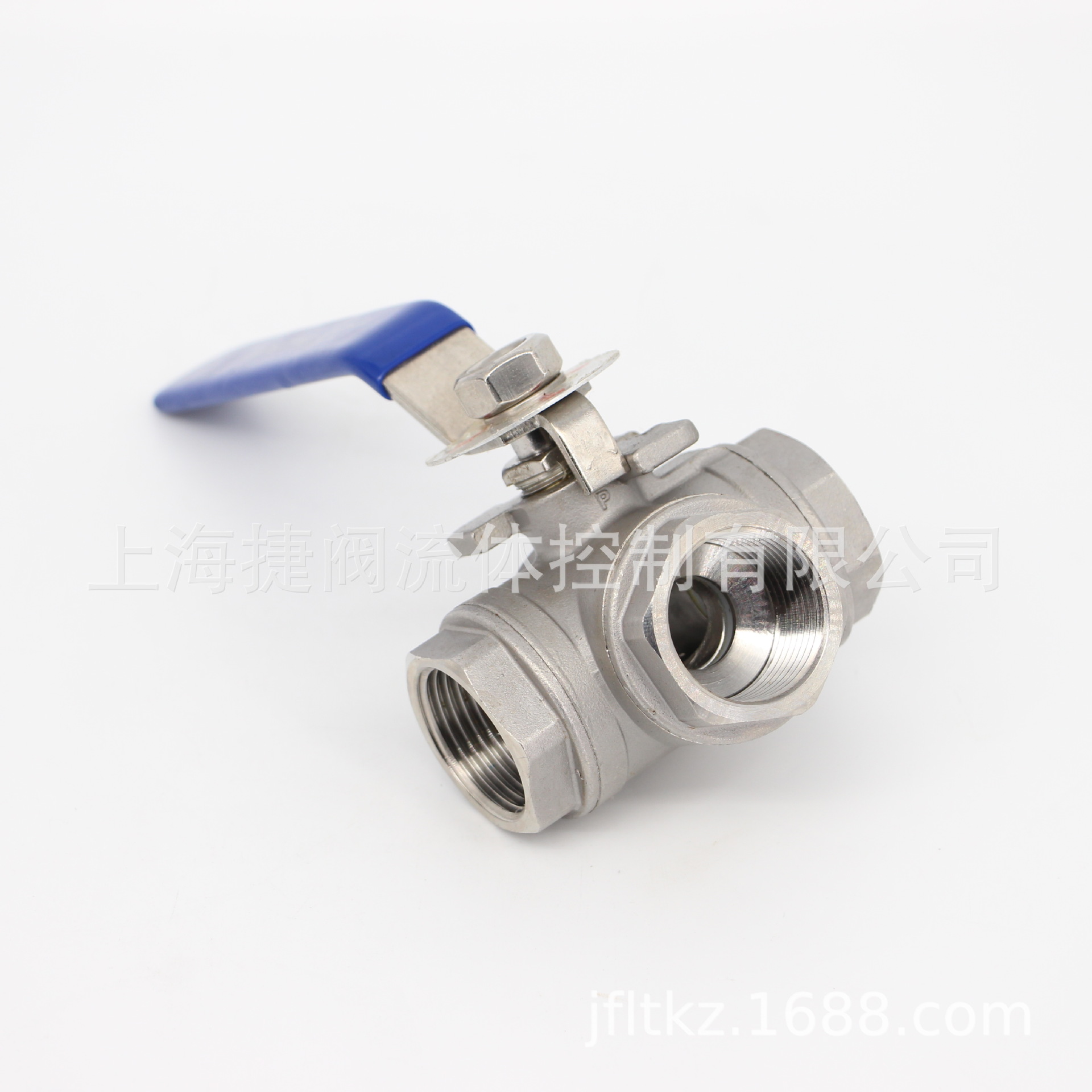 304不锈钢丝口三通球阀Q14F/Q15F-16P 螺纹三通球阀 T型L型