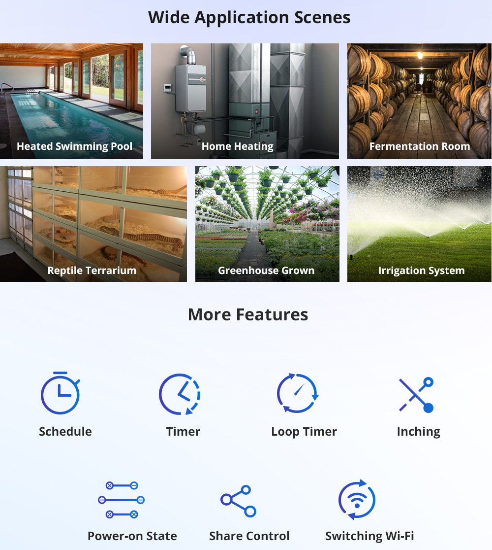 SONOFF THR316D Elite Wifi Smart Temperature and Humidity Switch Smart Home TH10/TH16 Modification