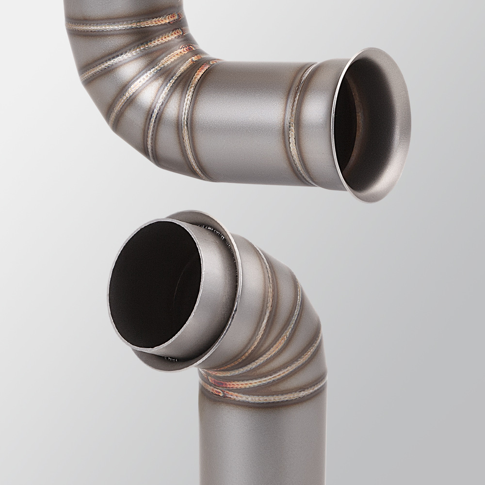 DUKE790 exhaust pipe modification special stainless steel drum removal belt drum middle section 2018-2022 non-destructive installation