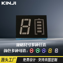 led数码屏厂家供应电池电量数码管多色高亮共阴共阳数码管制定